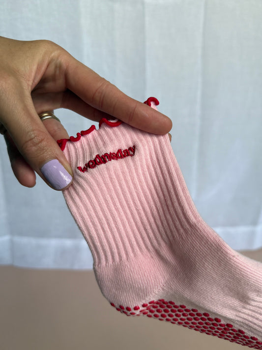 Wednesday grip socks