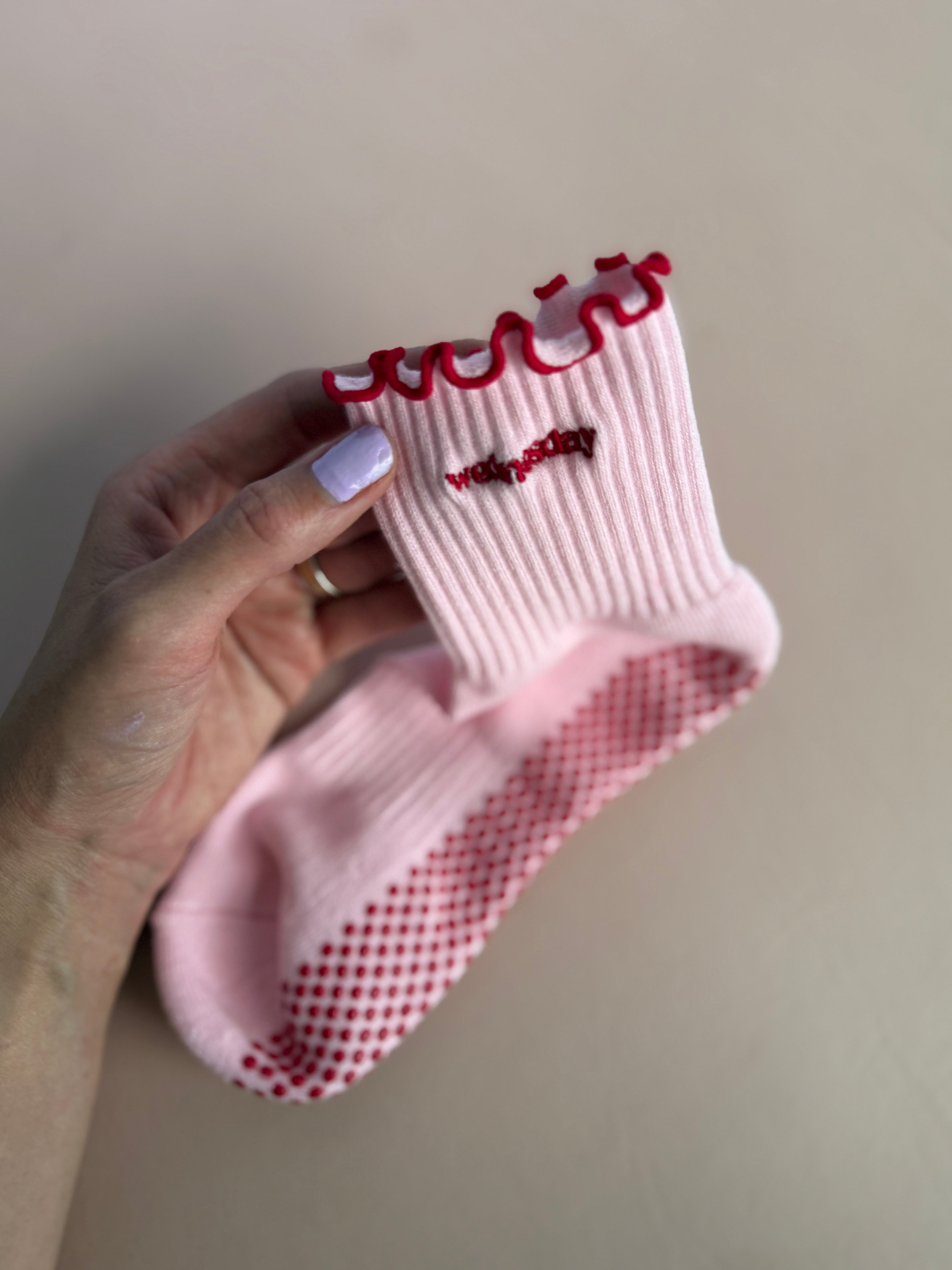 Wednesday grip socks